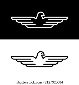 Eagle Bird Falcon Line Logo