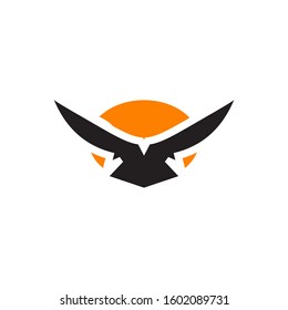 Eagle bird icon logo design inspiration vector template