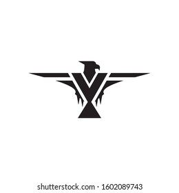 Eagle bird icon logo design inspiration vector template