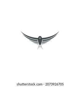 Eagle Bird icon logo design vector template. with an attractive and elegant model. great for company logos, communities, institutions etc