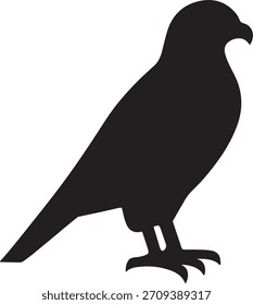  Águila pájaro Icono – Ilustración vectorial 