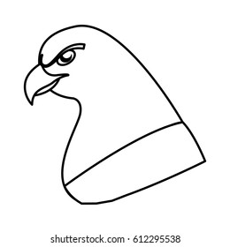 eagle bird isolated icon