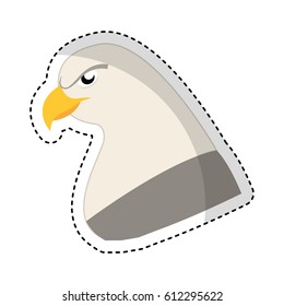eagle bird isolated icon