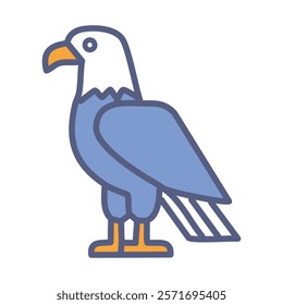 Eagle bird isolated icon vector illustration design, designed for web and app