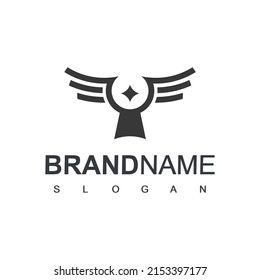 Eagle Bird Logo Design Template