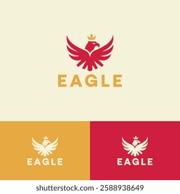 Eagle bird logo design template