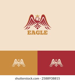 Eagle bird logo design template