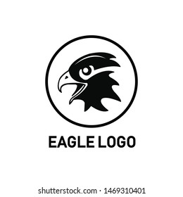 Eagle bird logo design vector