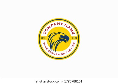 eagle bird logo design vector template