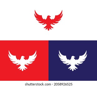 Eagle Bird logo design vector concept