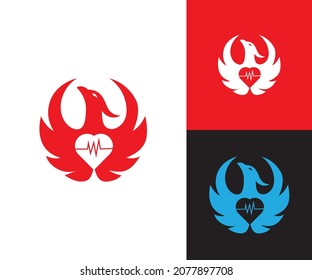 Eagle Bird logo design vector concept