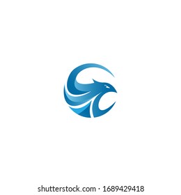 El logo de Eagle Bird es elegante y sencillo