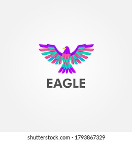 Eagle Bird Logo Icon Design, Branding design 