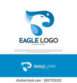 Eagle bird logo icon design