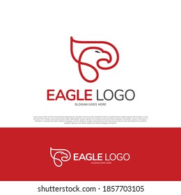 Eagle bird logo icon design