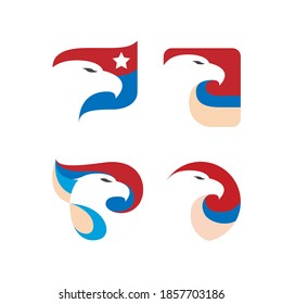 Eagle bird logo icon design