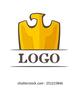 Eagle bird logo icon design template 