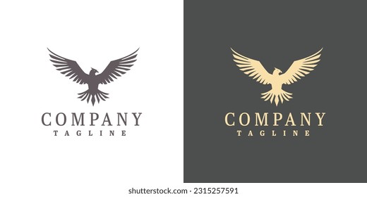 Eagle bird logo template design