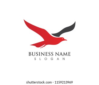 Eagle Bird Logo Template vector icon
