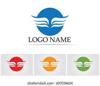 Eagle Bird Logo Template vector icon