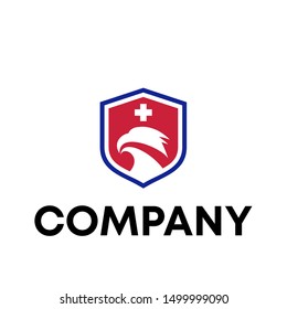 eagle bird logo vector animal sign template