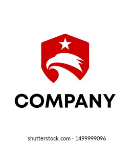 eagle bird logo vector animal sign template