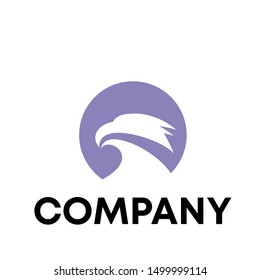 eagle bird logo vector animal sign template