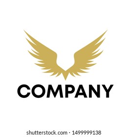 eagle bird logo vector animal sign template