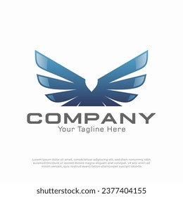 Eagle Bird logo vector design template