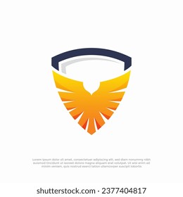 Eagle Bird logo vector design template