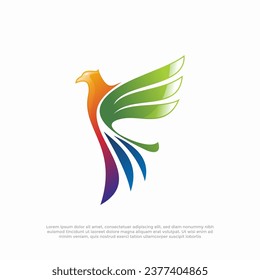 Eagle Bird logo vector design template