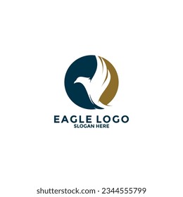 Eagle Bird Logo Vector Template. Eagle Logo Icon, Business Logo Concept