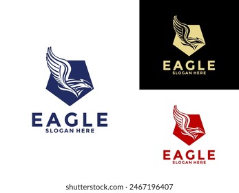 Eagle Bird Logo Vector Template. Business Logo Concept