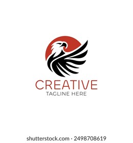  Eagle Bird Logo Vector Template. Business Logo Concept