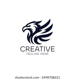  Eagle Bird Logo Vector Template. Business Logo Concept