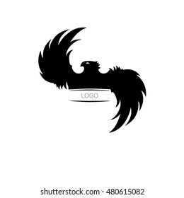Eagle, bird logo. Vector logo template.