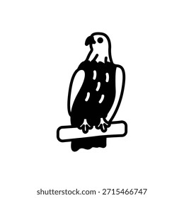 Águila Pájaro de presa Icono de relleno: Libertad y poder