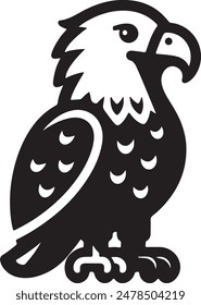 Eagle Bird Silhouette Vector Illustration