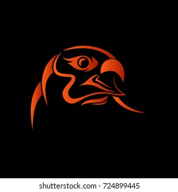 eagle bird tribal logo