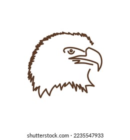 eagle bird vector icon wildlife