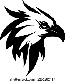 Eagle, Black and White, Bird Vector