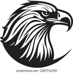 Eagle Black and White Logo