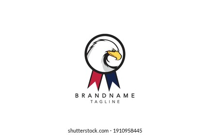 Eagle Brand logo vector american flag