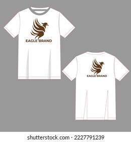 Eagle Brand T-Shirt Design Vektorgrafik.