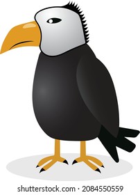 Caricatura de Eagle, dibujo divertido