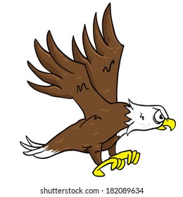 eagle cartoon illustration