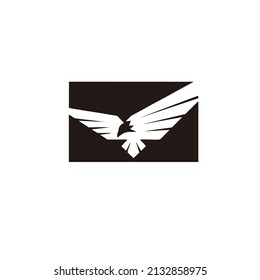 eagle character design for your mascot, identity and company label