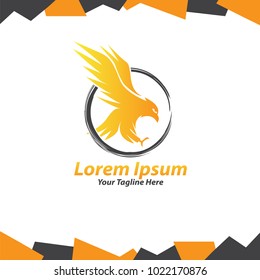 Eagle Circle Logo Stock Vector (Royalty Free) 1022170876 | Shutterstock