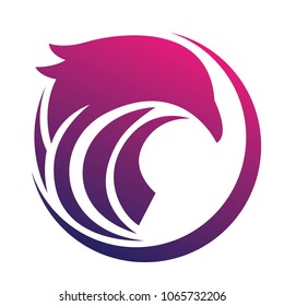 Eagle Circle Logo Stock Vector (Royalty Free) 1065732206 | Shutterstock