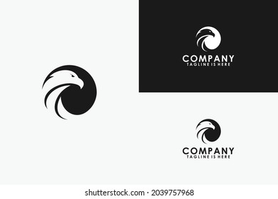 Eagle Circle Logo Design Template